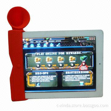 Silicone Horn Stand for iPad, Eco-friendly, Safe to Human Body, More Colors for Choice